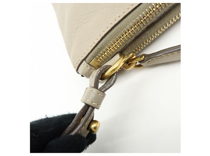 Borsa a tracolla in pelle con logo PRADA Borsa crossbody Beige 1BH046 - vista 10