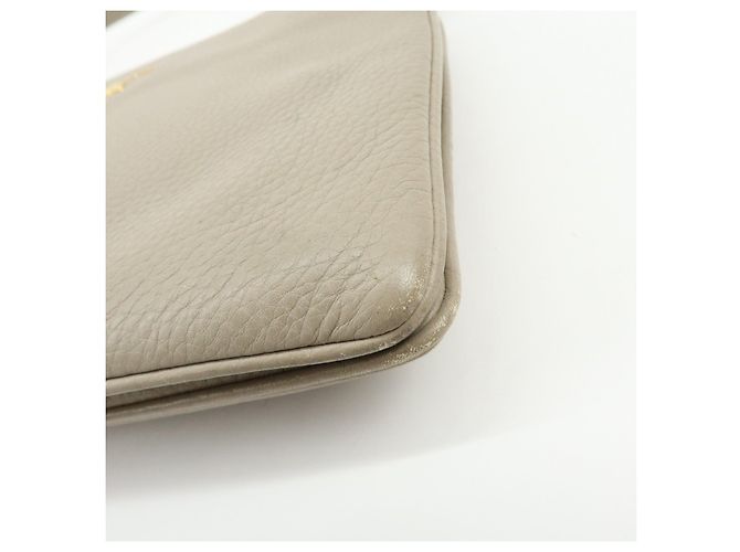 Borsa a tracolla in pelle con logo PRADA Borsa crossbody Beige 1BH046 - vista 11