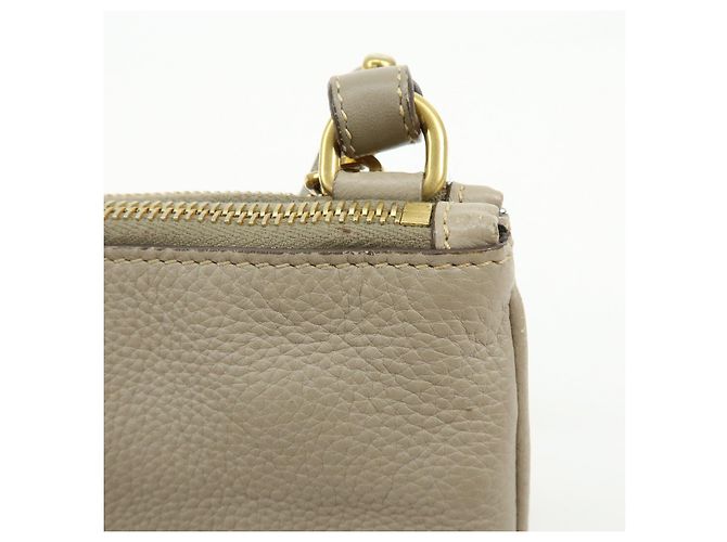 Borsa a tracolla in pelle con logo PRADA Borsa crossbody Beige 1BH046 - vista 15