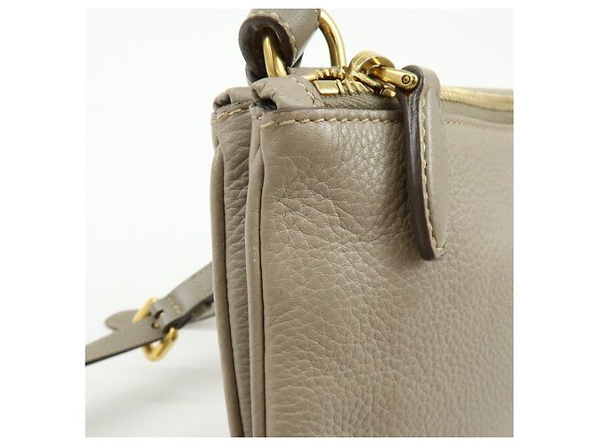 Borsa a tracolla in pelle con logo PRADA Borsa crossbody Beige 1BH046 - vista 17