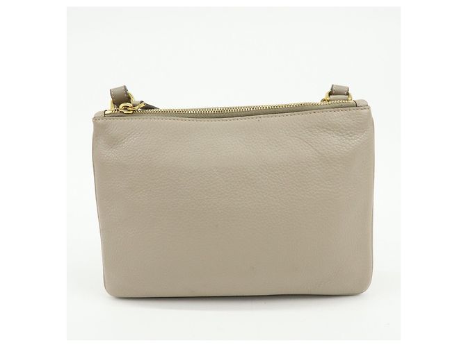 Borsa a tracolla in pelle con logo PRADA Borsa crossbody Beige 1BH046 - vista 2