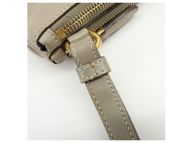 Borsa a tracolla in pelle con logo PRADA Borsa crossbody Beige 1BH046 - vista 9