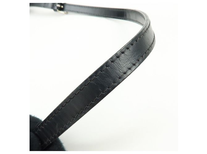 Borsa a tracolla Louis Vuitton Damier Graphite Rem Nera N41446 - vista 8