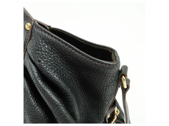 Borsa a tracolla e borsa a mano Louis Vuitton Monogram Mahina L Noir M95765 - vista 16