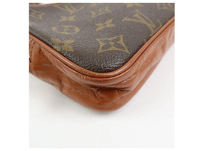 Borsa Louis Vuitton Monogram Pochette Marly Bandouliere Brown M51828 - vista 12