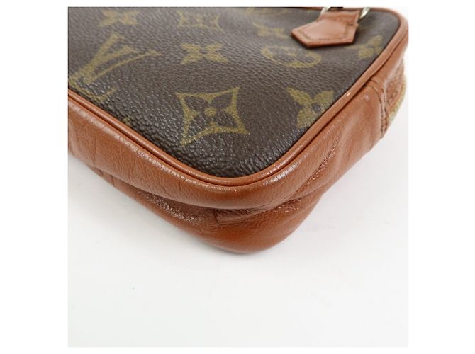 Borsa Louis Vuitton Monogram Pochette Marly Bandouliere Brown M51828 - vista 13