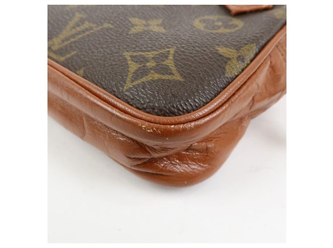 Borsa Louis Vuitton Monogram Pochette Marly Bandouliere Brown M51828 - vista 15