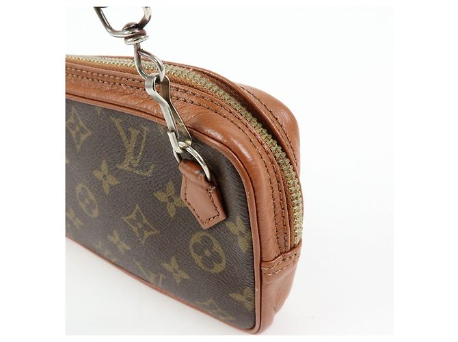 Borsa Louis Vuitton Monogram Pochette Marly Bandouliere Brown M51828 - vista 17