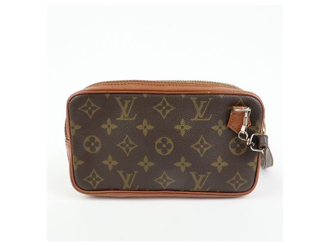 Borsa Louis Vuitton Monogram Pochette Marly Bandouliere Brown M51828 - vista 2