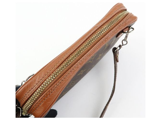 Borsa Louis Vuitton Monogram Pochette Marly Bandouliere Brown M51828 - vista 21