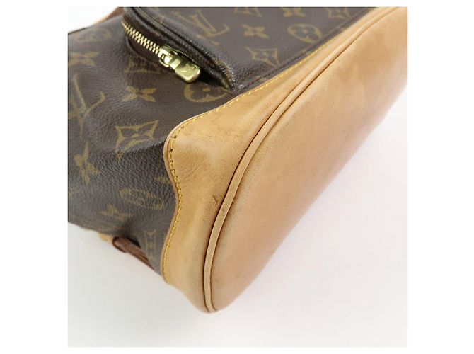 Zaino Louis Vuitton Monogram Canvas Montsouris MM Brown M51136 - vista 12