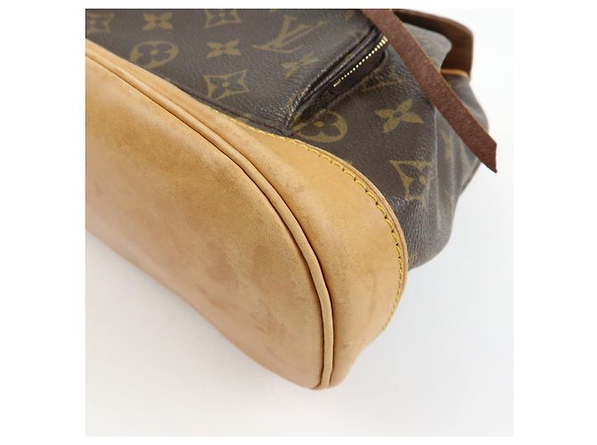 Zaino Louis Vuitton Monogram Canvas Montsouris MM Brown M51136 - vista 13