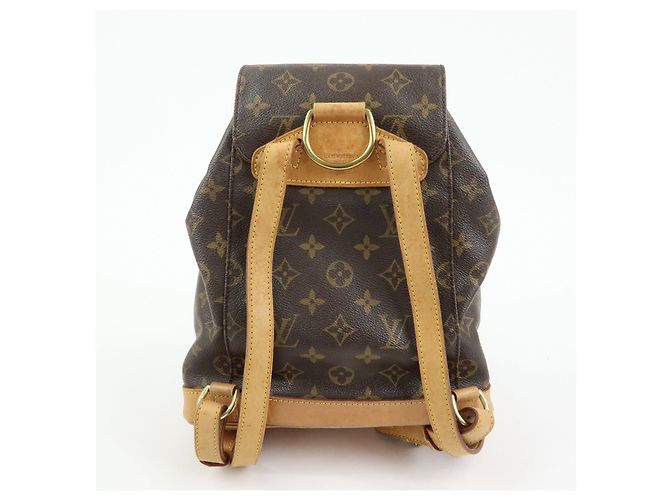 Zaino Louis Vuitton Monogram Canvas Montsouris MM Brown M51136 - vista 2