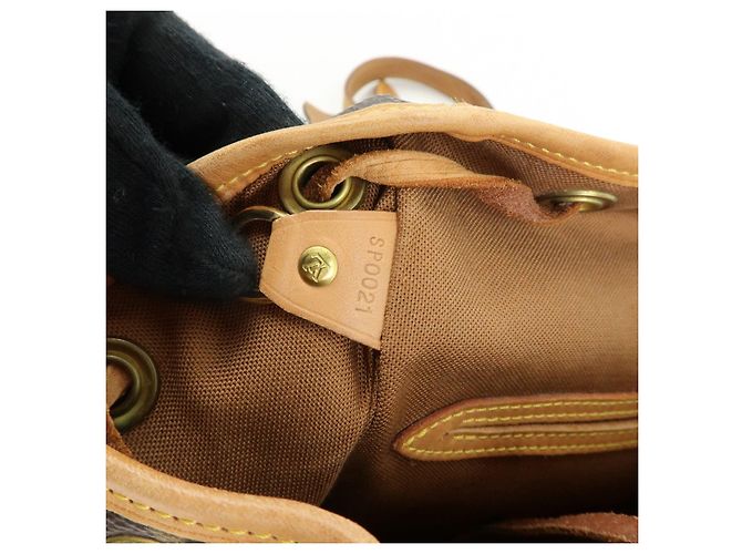 Zaino Louis Vuitton Monogram Canvas Montsouris MM Brown M51136 - vista 24