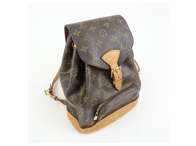 Zaino Louis Vuitton Monogram Canvas Montsouris MM Brown M51136 - vista 4