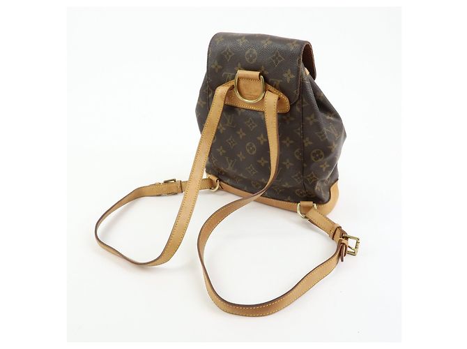 Zaino Louis Vuitton Monogram Canvas Montsouris MM Brown M51136 - vista 6