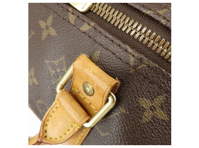 Louis Vuitton Monogram Keep All 55 Boston Bag Hand Bag Brown M41424 - vista 10