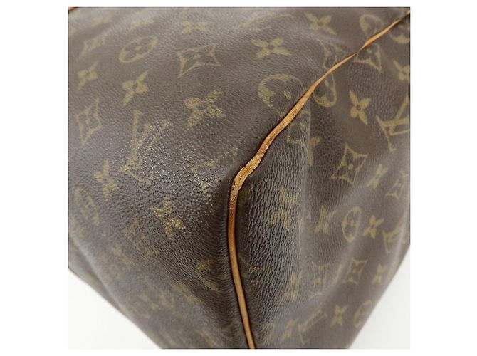 Louis Vuitton Monogram Keep All 55 Boston Bag Hand Bag Brown M41424 - vista 12
