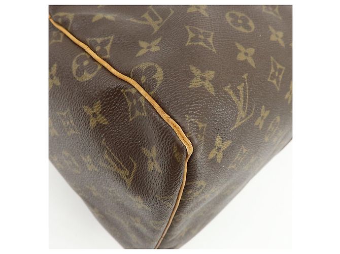 Louis Vuitton Monogram Keep All 55 Boston Bag Hand Bag Brown M41424 - vista 13