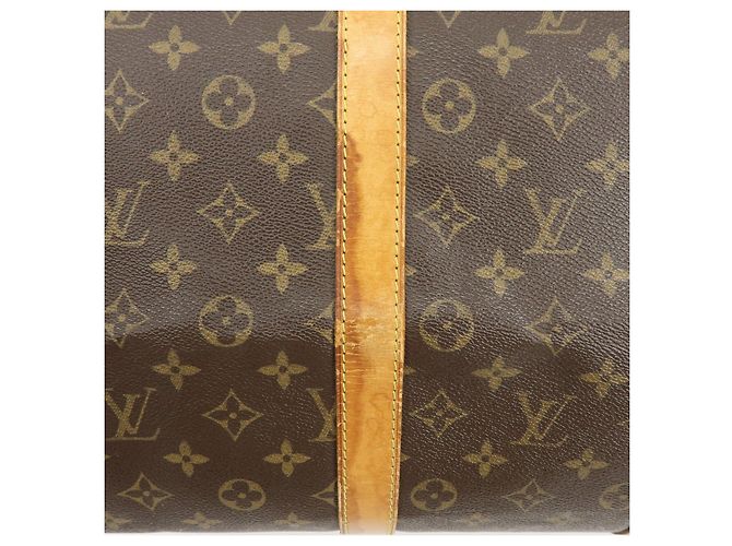 Louis Vuitton Monogram Keep All 55 Boston Bag Hand Bag Brown M41424 - vista 18