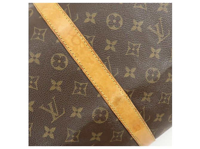 Louis Vuitton Monogram Keep All 55 Boston Bag Hand Bag Brown M41424 - vista 19