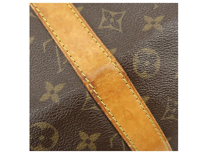 Louis Vuitton Monogram Keep All 55 Boston Bag Hand Bag Brown M41424 - vista 20