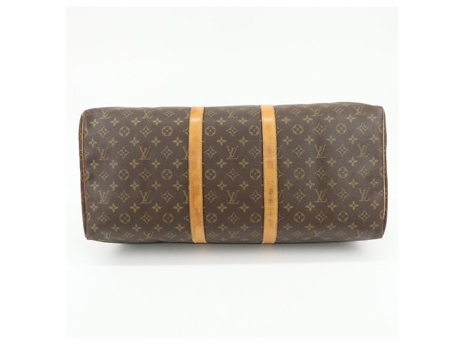 Louis Vuitton Monogram Keep All 55 Boston Bag Hand Bag Brown M41424 - vista 5