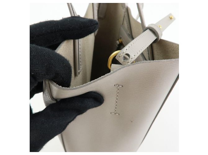 Céline Celine Small Vertical Cabas Piccola Borsa a Mano 2Way in Pelle Borsa a Tracolla - vista 18