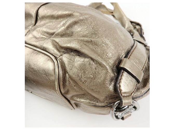 Céline Borsa a tracolla Celine Bittersweet in pelle, borsa a mano, borsa hobo, oro - vista 11