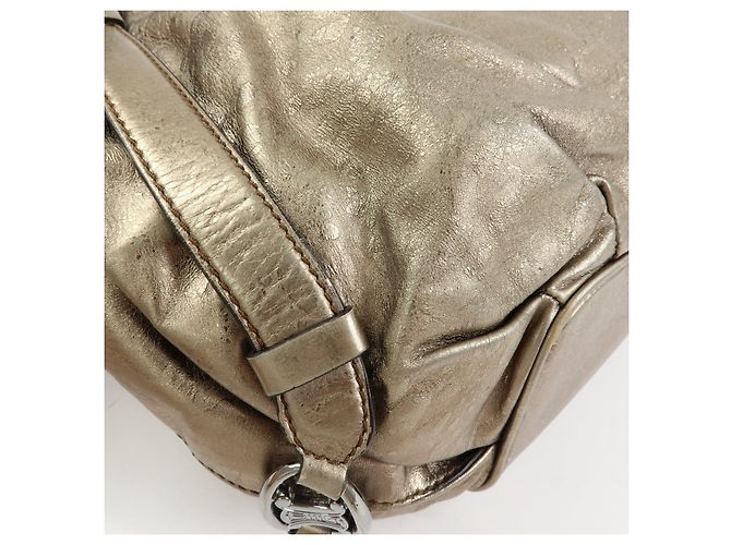 Céline Borsa a tracolla Celine Bittersweet in pelle, borsa a mano, borsa hobo, oro - vista 12