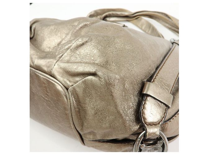 Céline Borsa a tracolla Celine Bittersweet in pelle, borsa a mano, borsa hobo, oro - vista 13