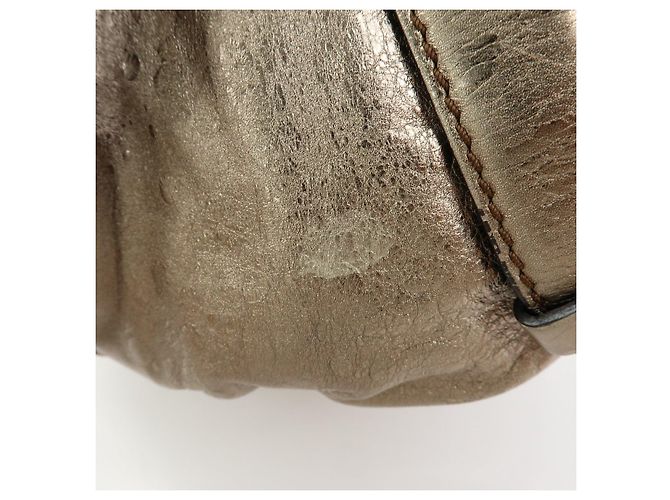 Céline Borsa a tracolla Celine Bittersweet in pelle, borsa a mano, borsa hobo, oro - vista 19