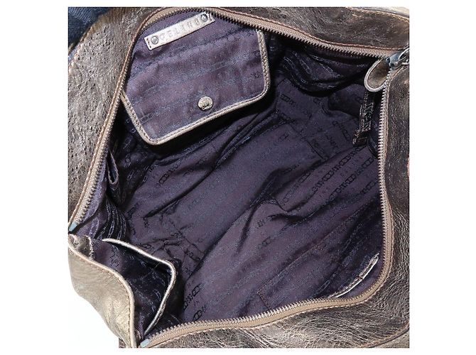 Céline Borsa a tracolla Celine Bittersweet in pelle, borsa a mano, borsa hobo, oro - vista 20