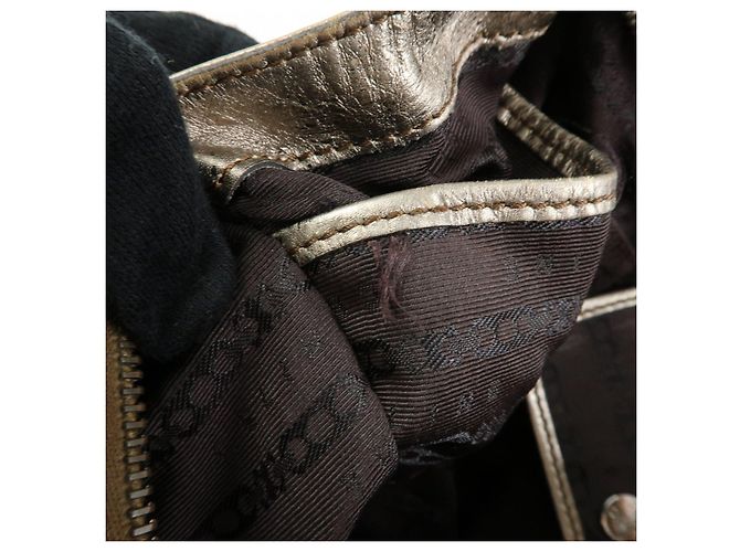 Céline Borsa a tracolla Celine Bittersweet in pelle, borsa a mano, borsa hobo, oro - vista 22