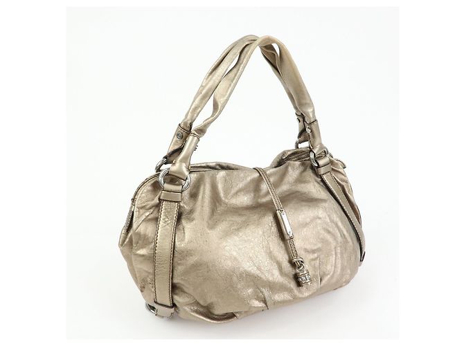 Céline Borsa a tracolla Celine Bittersweet in pelle, borsa a mano, borsa hobo, oro - vista 4