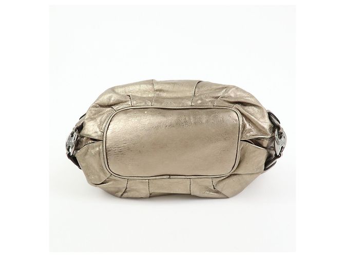 Céline Borsa a tracolla Celine Bittersweet in pelle, borsa a mano, borsa hobo, oro - vista 5