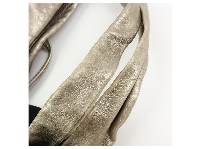 Céline Borsa a tracolla Celine Bittersweet in pelle, borsa a mano, borsa hobo, oro - vista 7