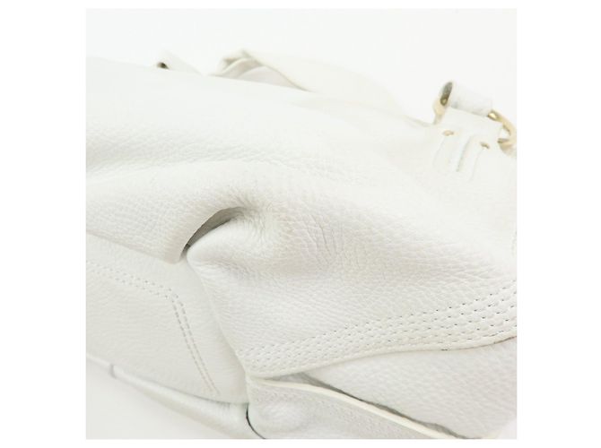 Céline Borsa a tracolla Celine Bittersweet in pelle, borsa a mano, borsa hobo, White - vista 10