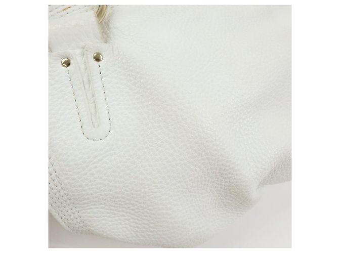 Céline Borsa a tracolla Celine Bittersweet in pelle, borsa a mano, borsa hobo, White - vista 17
