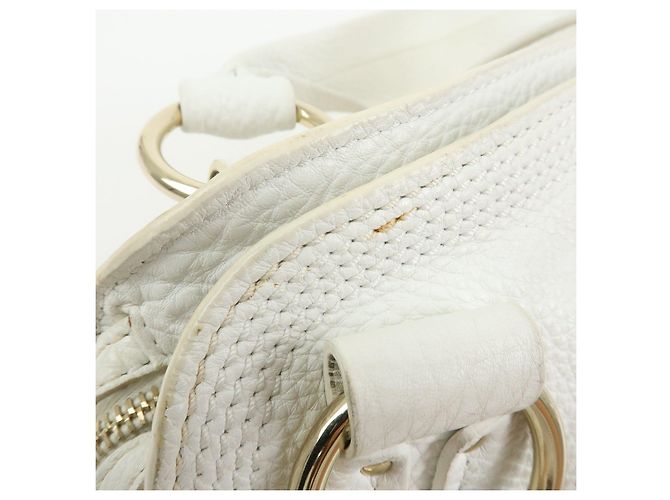Céline Borsa a tracolla Celine Bittersweet in pelle, borsa a mano, borsa hobo, White - vista 18