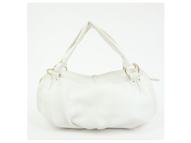 Céline Borsa a tracolla Celine Bittersweet in pelle, borsa a mano, borsa hobo, White - vista 2