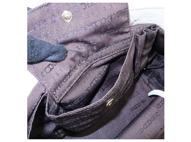 Céline Borsa a tracolla Celine Bittersweet in pelle, borsa a mano, borsa hobo, White - vista 22