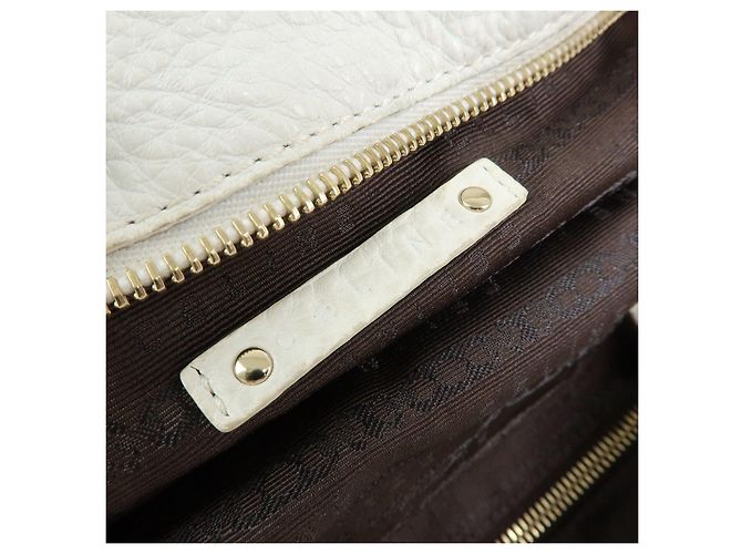 Céline Borsa a tracolla Celine Bittersweet in pelle, borsa a mano, borsa hobo, White - vista 23