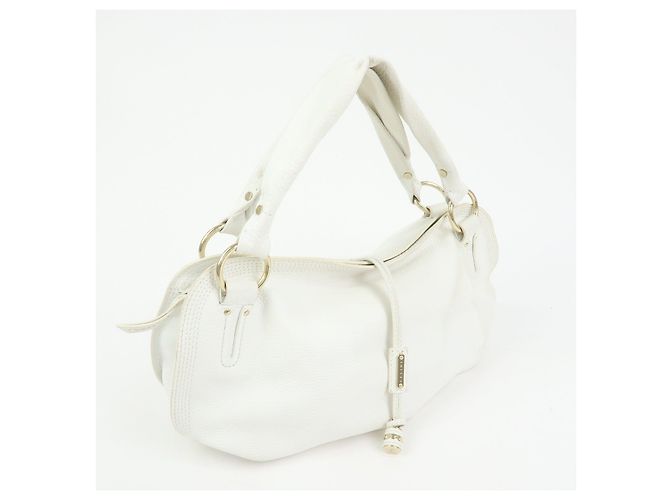 Céline Borsa a tracolla Celine Bittersweet in pelle, borsa a mano, borsa hobo, White - vista 4