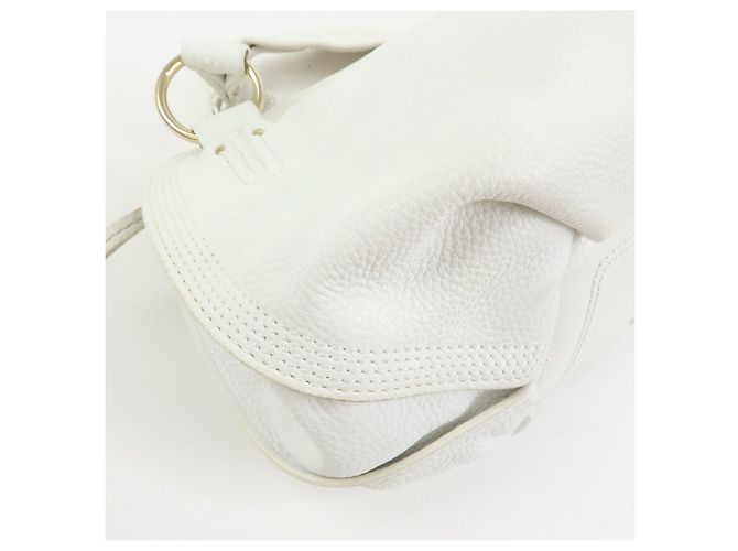 Céline Borsa a tracolla Celine Bittersweet in pelle, borsa a mano, borsa hobo, White - vista 9