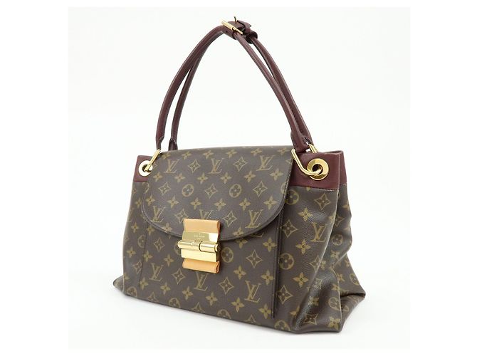 Louis Vuitton Monogram Olympe Canvas Hand Bag Shoulder Bag Brown M40579 - vista 3