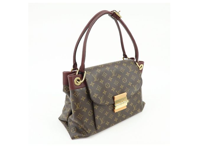 Louis Vuitton Monogram Olympe Canvas Hand Bag Shoulder Bag Brown M40579 - vista 4