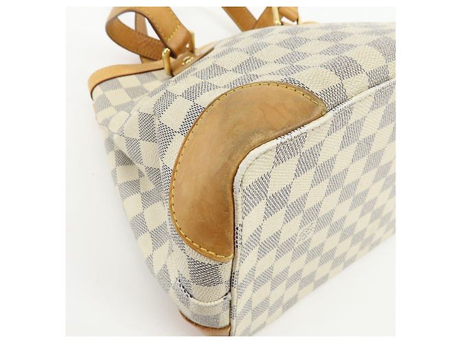 Borsa Louis Vuitton Damier Azur Hampstead PM Ivory N51207 - vista 11