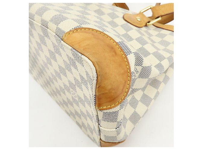 Borsa Louis Vuitton Damier Azur Hampstead PM Ivory N51207 - vista 12
