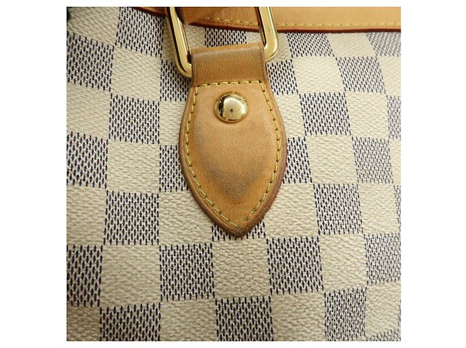 Borsa Louis Vuitton Damier Azur Hampstead PM Ivory N51207 - vista 16